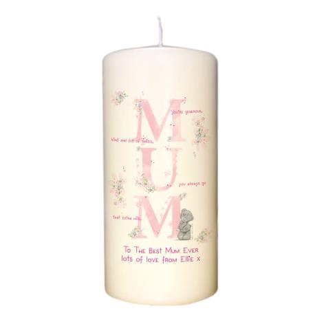 Personalised Me to You MUM Pillar Candle £14.99